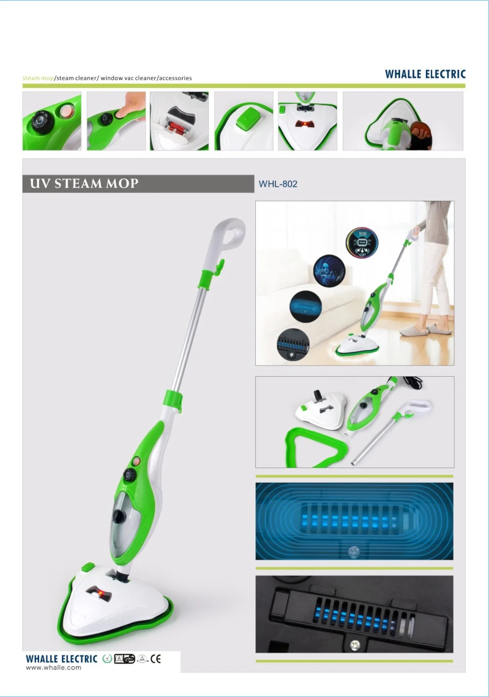 Steam cleaner with window cleaner фото 66