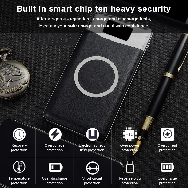 Mobile Phone 5V 2A Battery Qi Standard Wireless Charger for Samsung for Galaxy S7 - ANKUX.COM