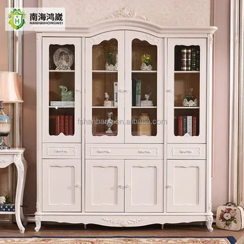 2 3 4 Door Tempered Gl European Style Display Cabinet White 2 3 4 Door Tempered Gl European Style Display Cabinet White Wooden