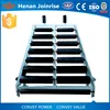 Belt conveyor roughing idler roller