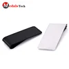 Hot selling custom silver spray black blank brush metal money clip