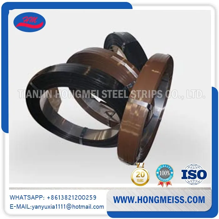 black annealed cold rolled strips blue metal steel straps for binding