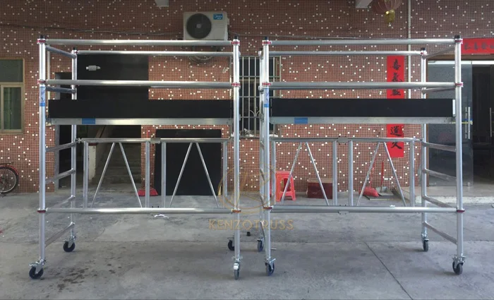 Outdoor aluminium scaffolding tower material for sale 