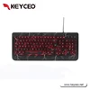 2018 New fashion abs material easy to clean unique appearance computer gaming keyboard