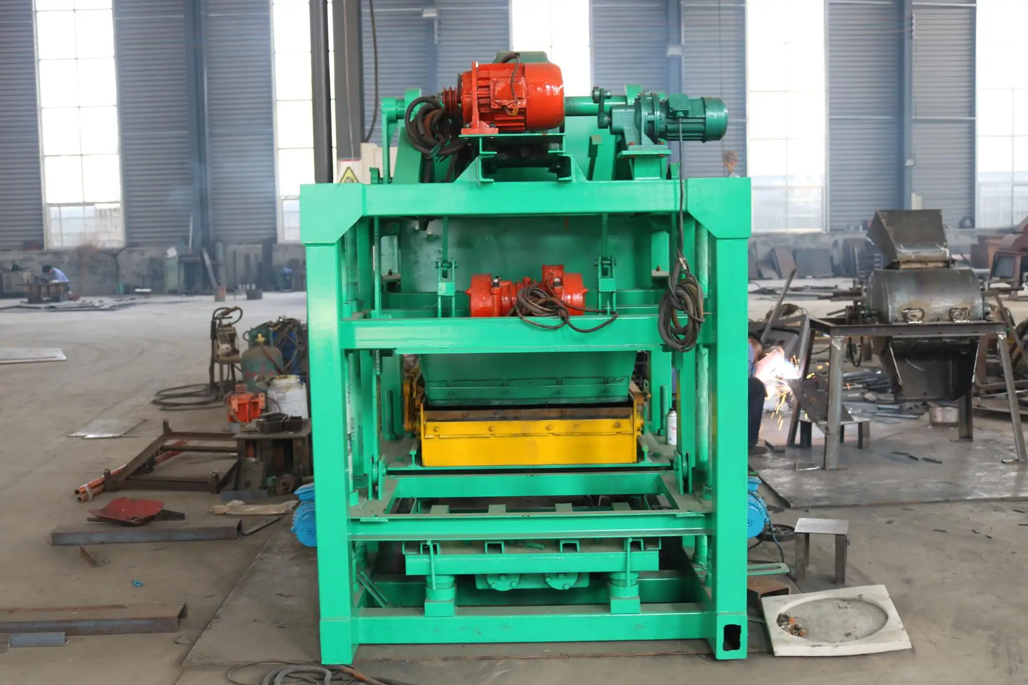 Ordinary 4 5 6 Inch Chb Concrete Hollow Blocks Maker Molding Machine ...