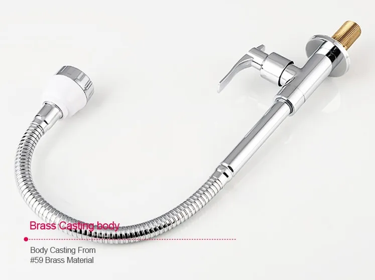 flexible hose kitchen sink faucet