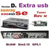 2012 free shipping lastest Rev D6 sunray 800 SE hd receiver 800 hd SE 800se satellite receiver 800hd SE Extra USB