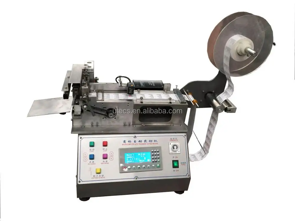 Ugs2050 Table Top Automatic Fabric Washable Care Label Tape Cutting