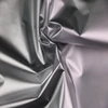 380T 0.2 silver coated ripstop nylon taffeta for down jackets and surface