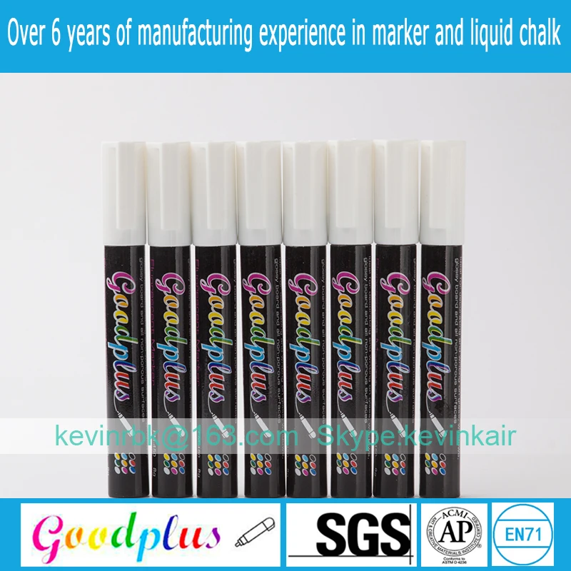 Artline Chalk Marker 6mm White Color Washable Liquid Chalk Markers Dry