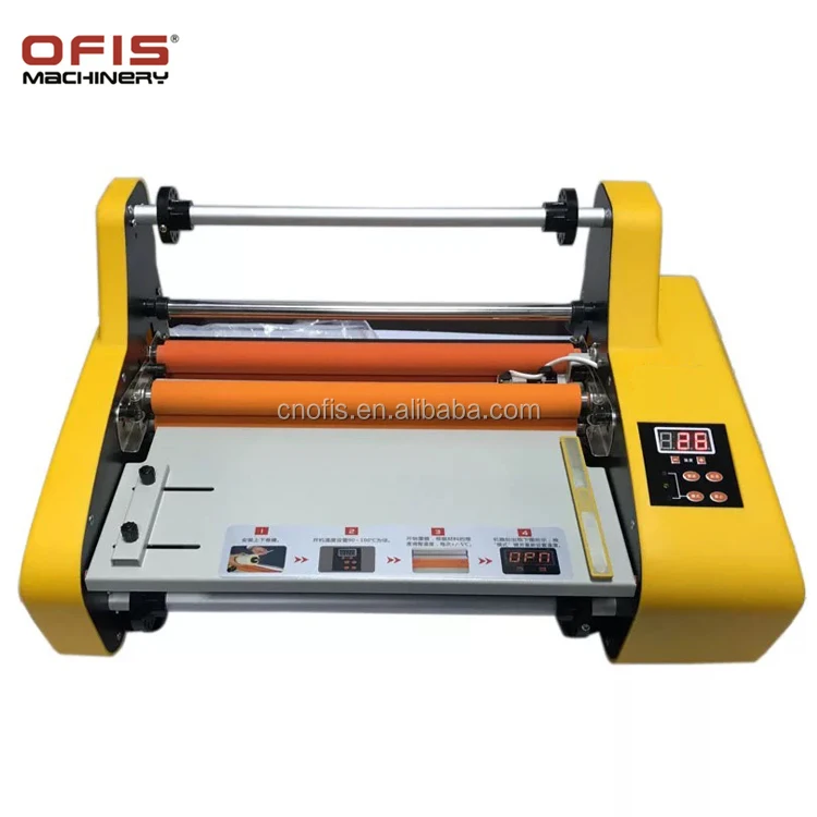 480mm Desktop Single Double Face Hot and Cold Roll Laminator