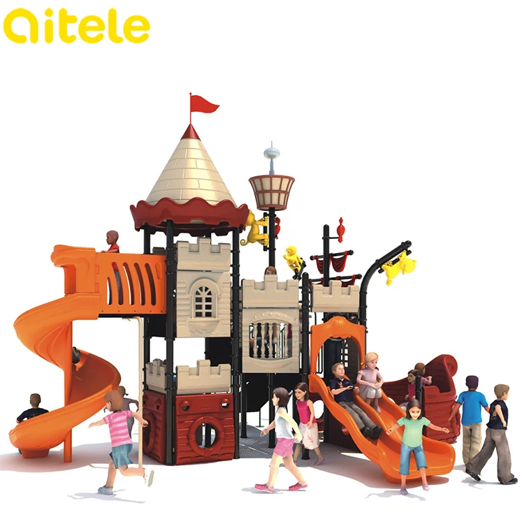 Qitele Wholesale Anti-static Outdoor Plastic Pirate Ship Toys Ship ...