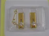 Dollhouse miniature accessory Golden Crystal Small door lock and key
