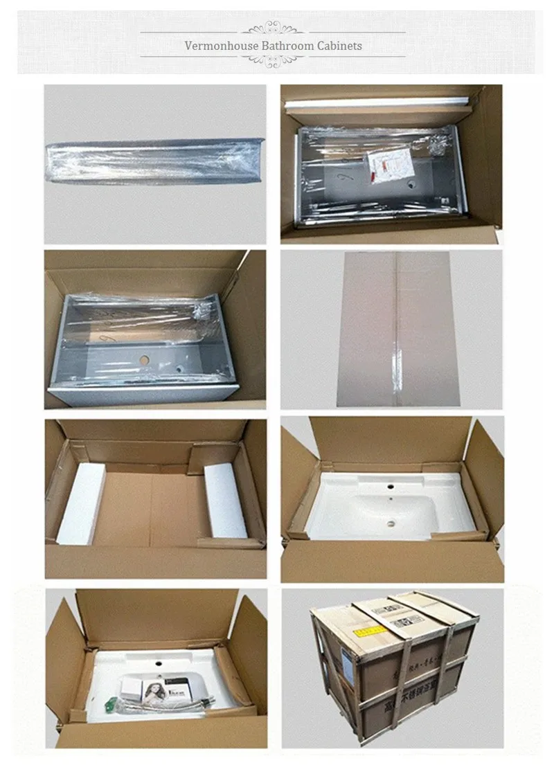 Vermont Modern Painting Wood Board Ready Made Mdf Hotel Bathroom