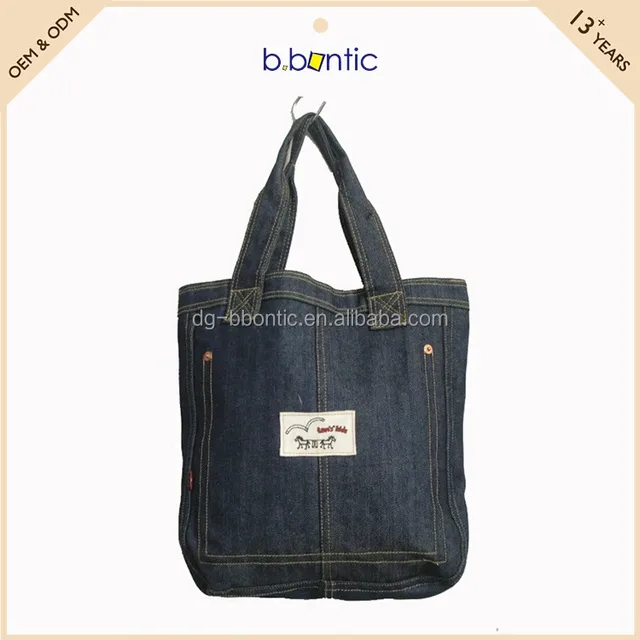 new hippie style denim jeans bag for adults