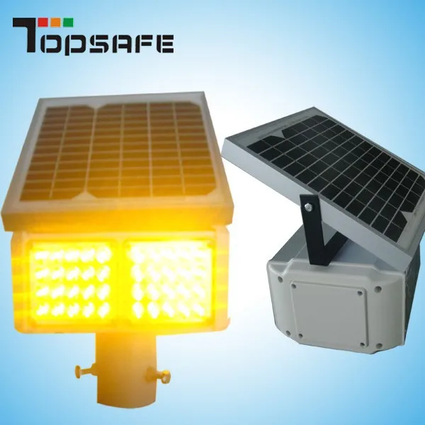 Factory 1000m Visibility Emergency Vehicle Lighting Solar Blinking