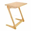 Toally Bamboo Snack Table for Magazines, Books & Plants