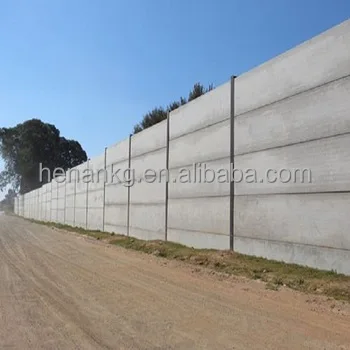 light concrete fence posts