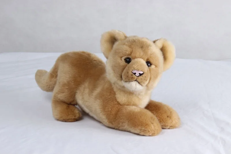 plush simulation Africa lion toy stuffed wild animal lioness (2).jpg