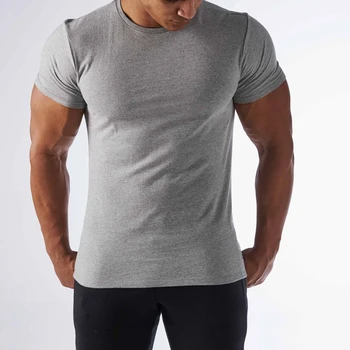 Fashionable T-shirt With Fabric 50/50 Polyester Cotton T Shirt For Men ...