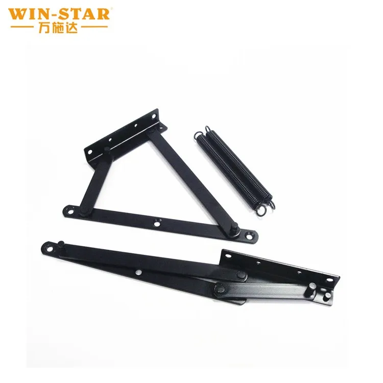 Zdi011 Iron Furniture Hinges Part Storage Sofa Bed Ottoman Box Hinge With Spring Buy Hinges