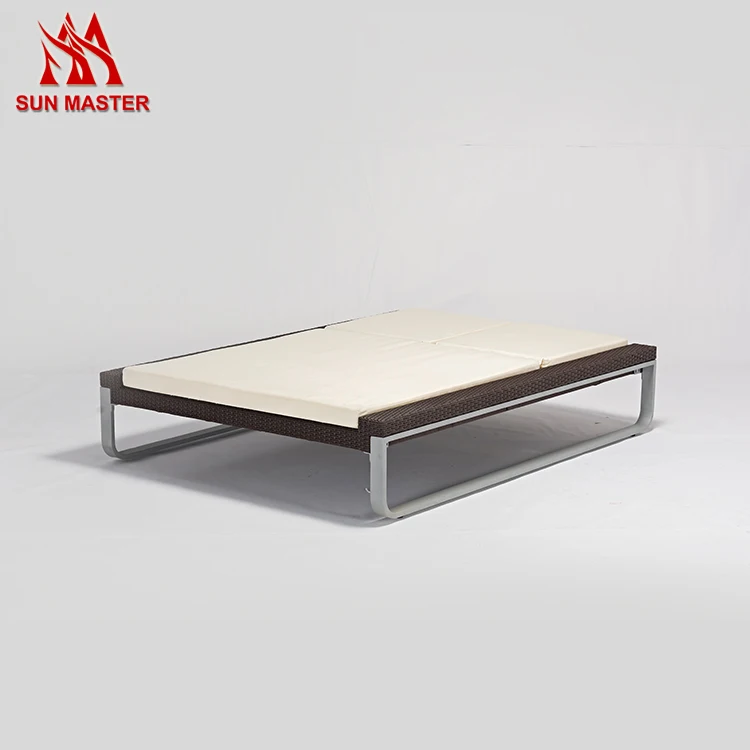 Direct Factory Sale Luxury Beach Swimming Pool Aluminum Mesh Sun Lounge Outdoor Chair