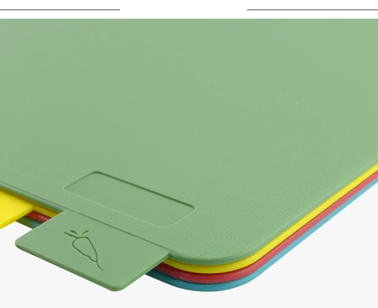 Four Colors Large Classified Clean Vegetables Cutting Board