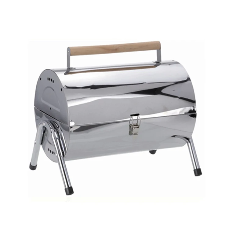 Portable Folding Stainless Steel Outdoor Camping Barbecue Double Sides