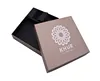 Custom Embossed Logo Luxury Black Belt Buckle Wallet Credit Card Set Gift Cardboard Lid Lining Box Packaging With Paper Dividers