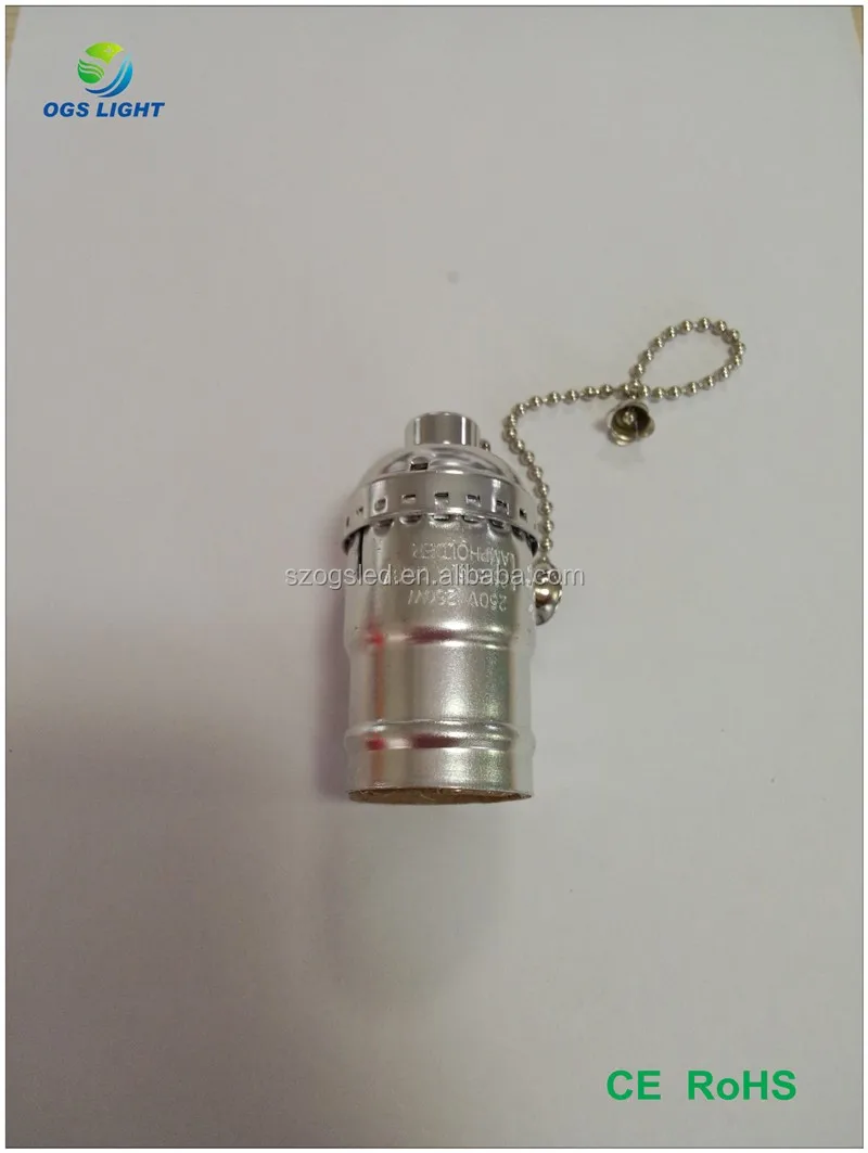 OGSLS16C e27 edison screw lampholder Silver Color lamp base.jpg