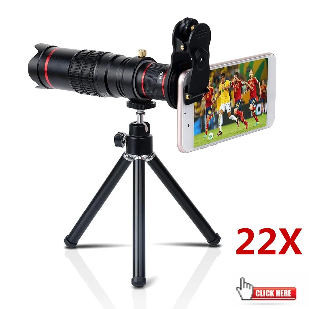 36x Universal Telephoto Lens Mobile Phone Optical Zoom Telescope Camera ...