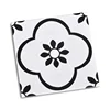 Hand painted 20x20cm Geometric Pattern Ceramic Encaustic Cement Look Tile Decorative