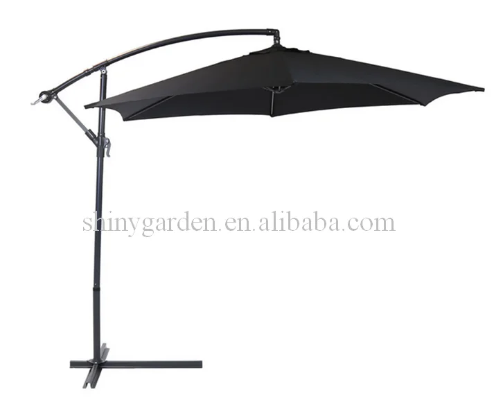 10ft Steel 6 Ribs Outdoor Patio Umbrella Cantilever Umbrella Steel Hanging Umbrella 6ribs Buy Hanging Umbrella Decorations Patio Umbrella With Crank Handle Cantilever Umbrella Product On Alibaba Com