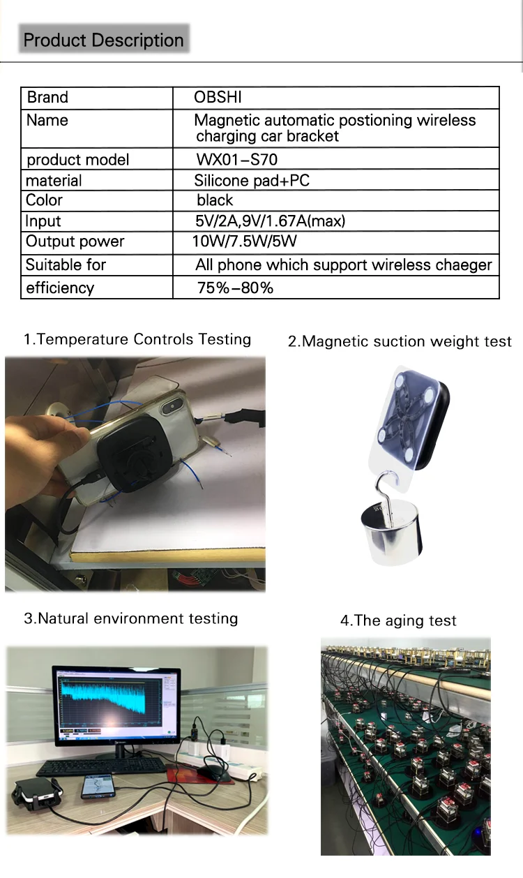2020 Free shipping  NEW Magnetic qi wireless charger wireless car charger magnetic  car magnetic wireless charger for iphone x