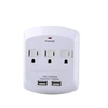 Multi Outlet Wall Tap Adapter Surge Protector with 2 USB Charging Ports, 3 Outlet Multipliers 15A/125V/1875W