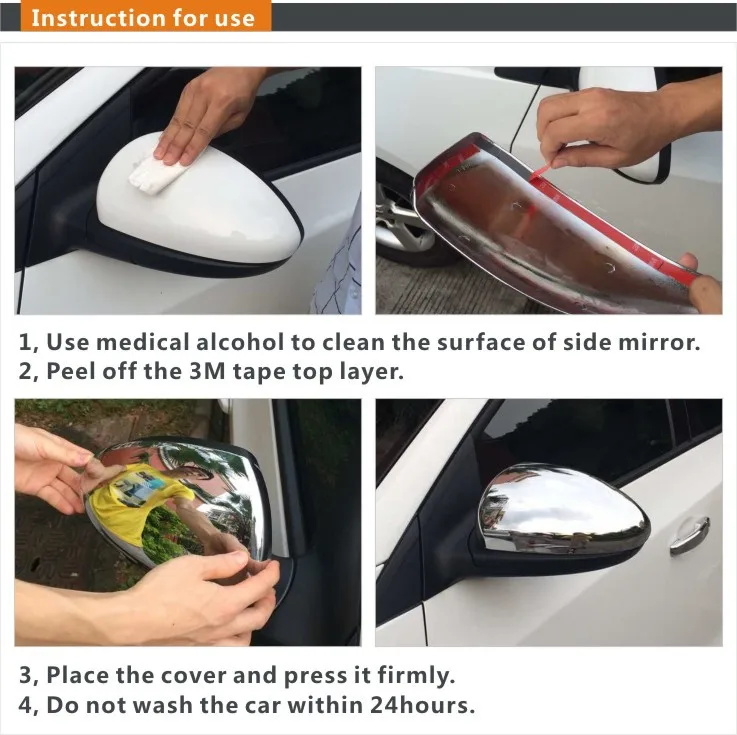 Chrome Accessories Rear View Mirror Cover For Suzuki Buy Mirror Cover