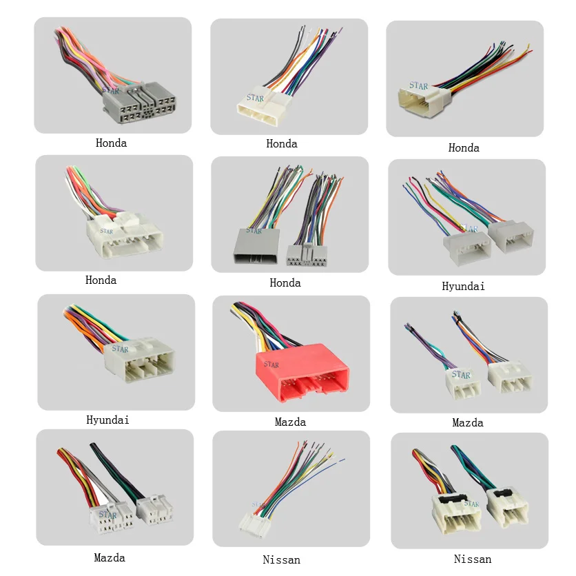 Auto Light Wiring Harness With Waterproof Fuse Holder And Wire