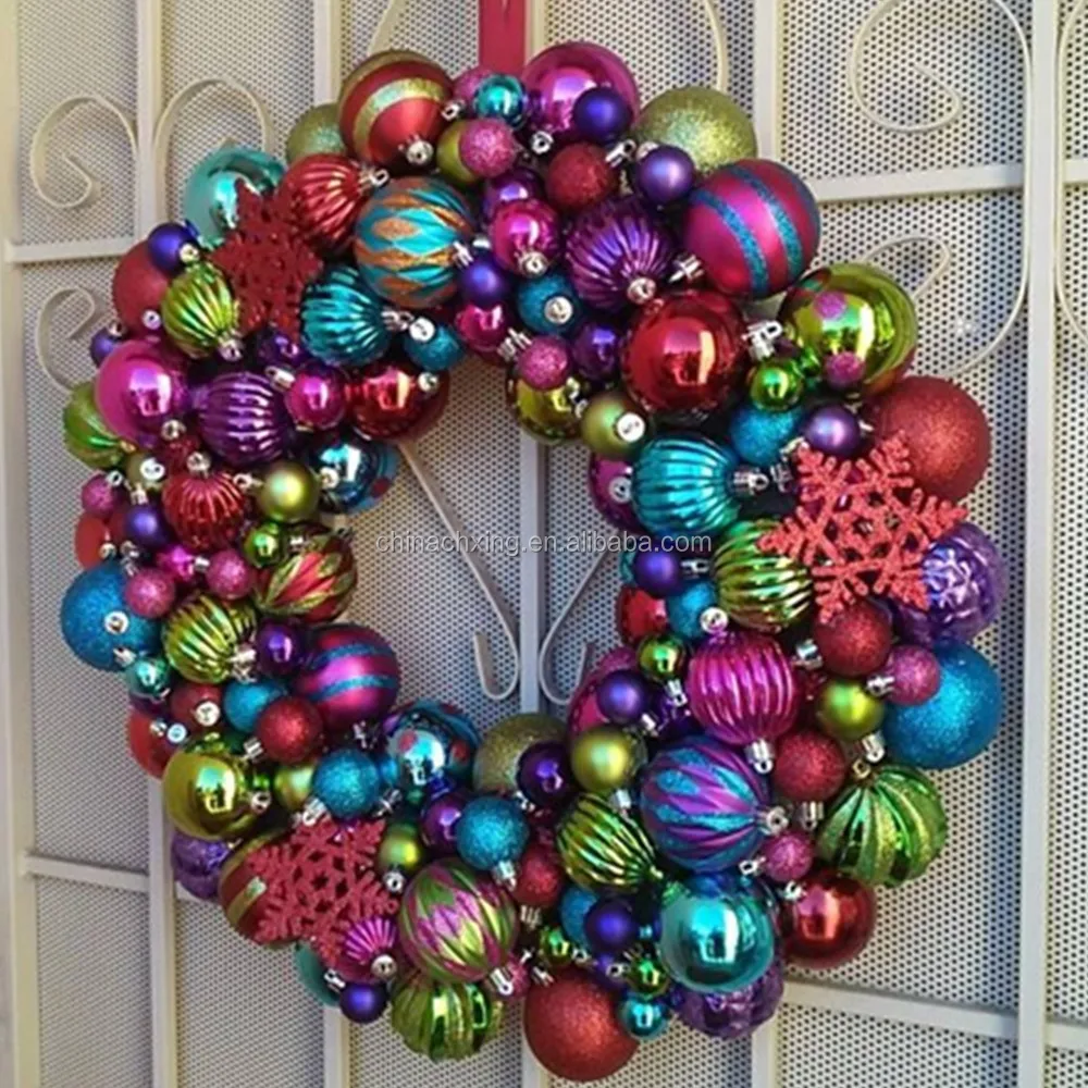 Wholesale Shatterproof Christmas Ball Ornaments For Christmas Wreath