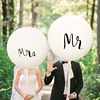 MR MRS Customized 10/12/24/36 inch latex balloon custom your logo printed for Personalized Advertising latex balloons globe