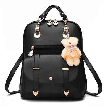 Designer Ladies Fancy College Bags Leather Backpacks For Girls - Buy ...