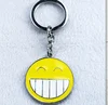 High quality smail face keyring, metal emoji keychain