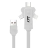 Charging Cable for Mobile Phone 3 in 1 USB Cable for iphone Micro Type-C Interface