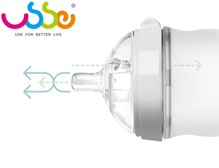 Custom design Professional BPA Free new Silicone Baby feeding Bottle