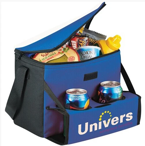 Collapsible Insulated Beach Beer Cooler Bag Trendy Cooler Bag With Cup