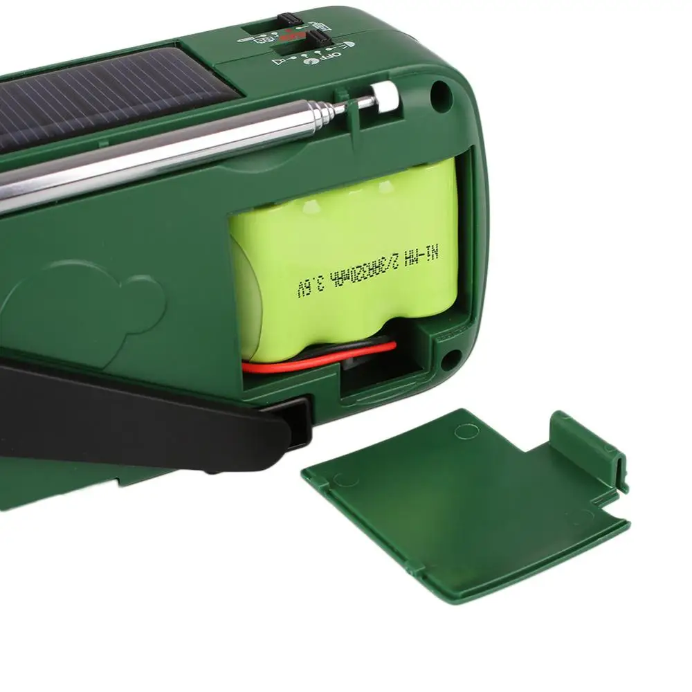 Emergency Hand Crank Dynamo Solar FM/MW/SW Radio Portable mini Radio ...