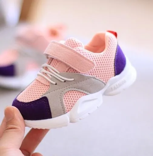 Toddler Walking Shoes For Kids With Breathable Mesh And Flexible Sport