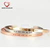 factory price cheap blank 4mm stainless steel custom bracelet cuff
