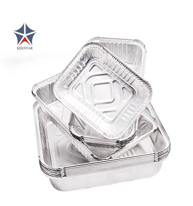 
Different Sizes Of Disposable Aluminum Foil Takeaway Fast Food Container For Baking 