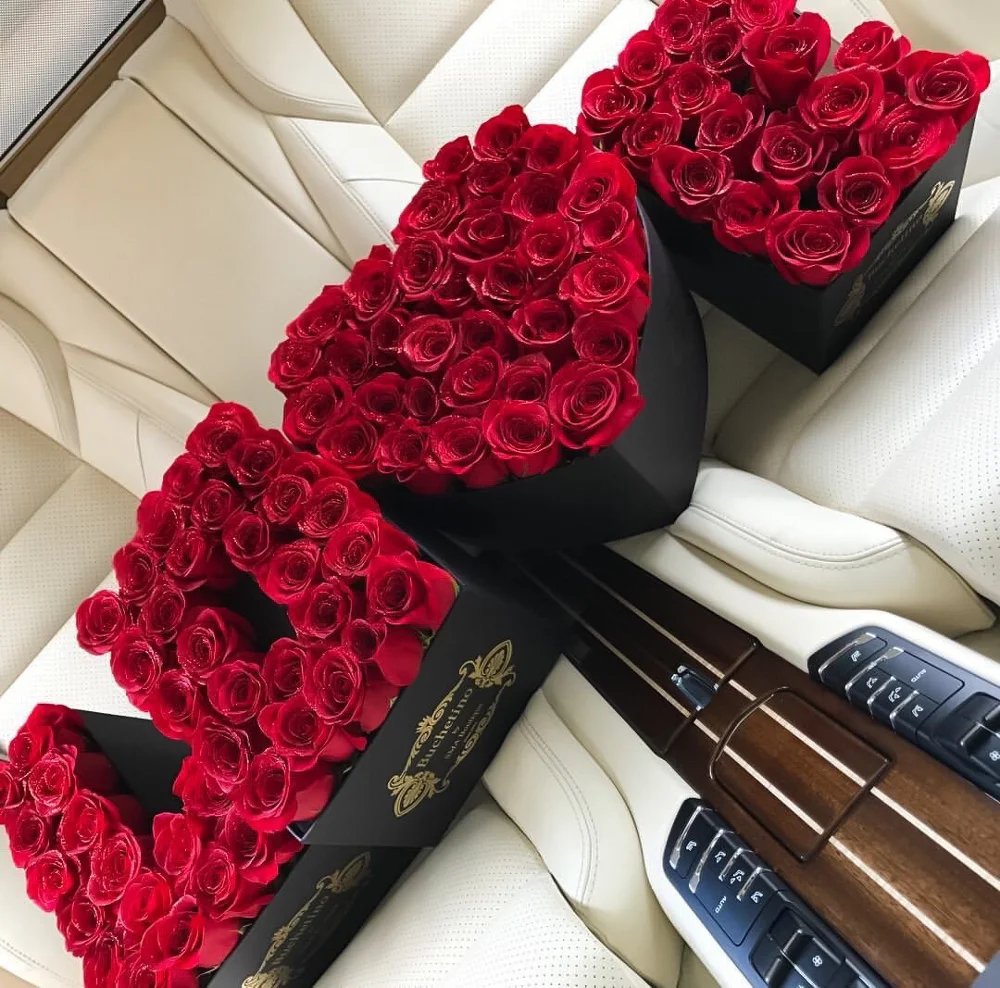 Recyclable Rigid Cardboard Paper Rose Flower Box For Christmas Buy Cardboard Flower Boxes Box For Flowers Flower Box Product On Alibaba Com