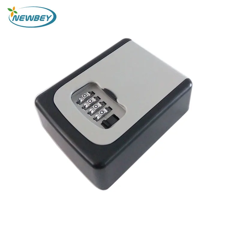 Custom 4 Digital Wall Mount Metal Min Combination Key Safe Storage Lock Boxes for Outdoor